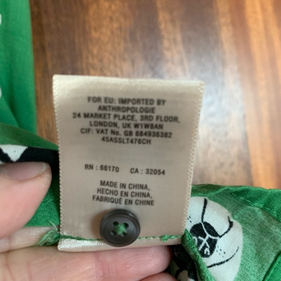 Maeve Green Blouse with Dog Print - Picture 8 of 12